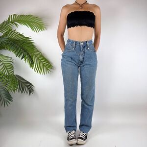 Vintage 90s Grunge High Waisted Casual Indie Denim Women's Mom Jeans / Size: 7